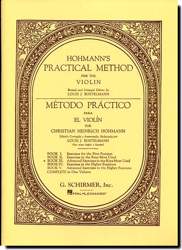 Hohmann's Practical Method for the Violin 3