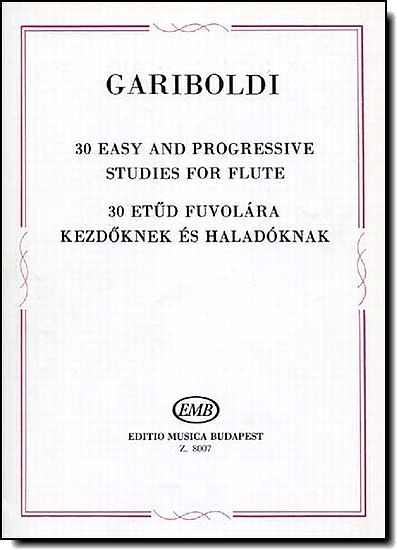 Gariboldi, 30 Easy and Progressive Studies