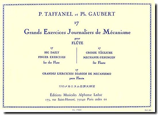 Taffanel - 17 Big Daily Exercises for the Flute