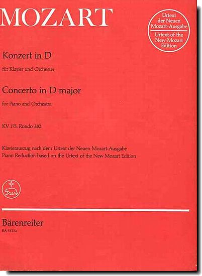 Mozart Concerto in D major K175, Rondo K382