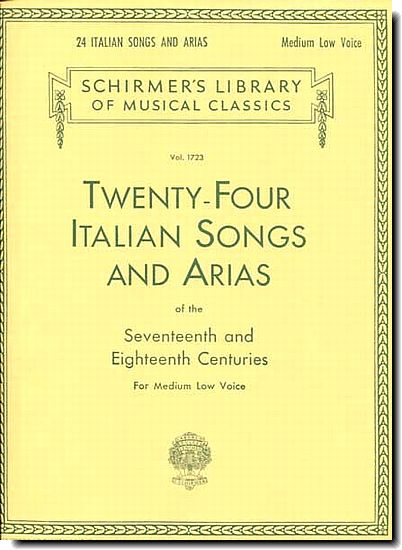 Twenty-four Italian Songs and Arias