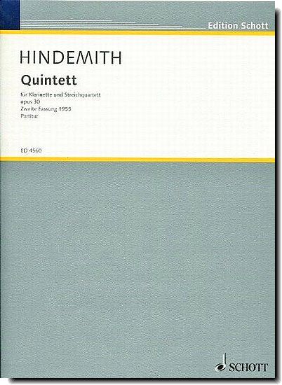 Hindemith - Quintet for Clarint and string quartet