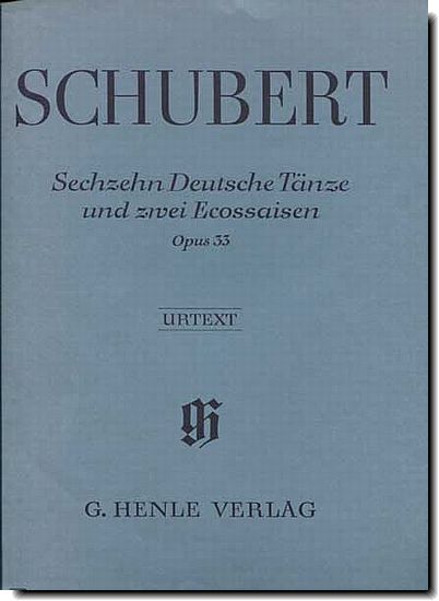Schubert 7 German Dances and 2 Ecossaise