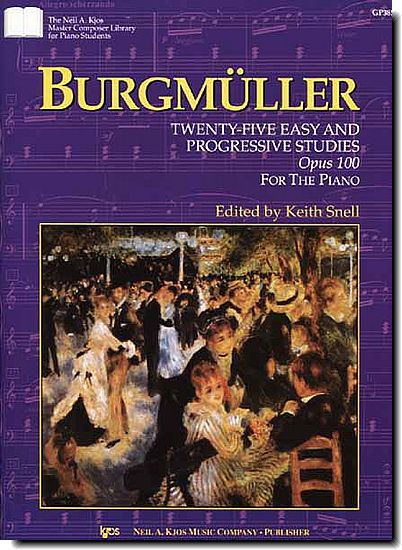Burgmuller 25 Easy and Progressive Studies Op. 100