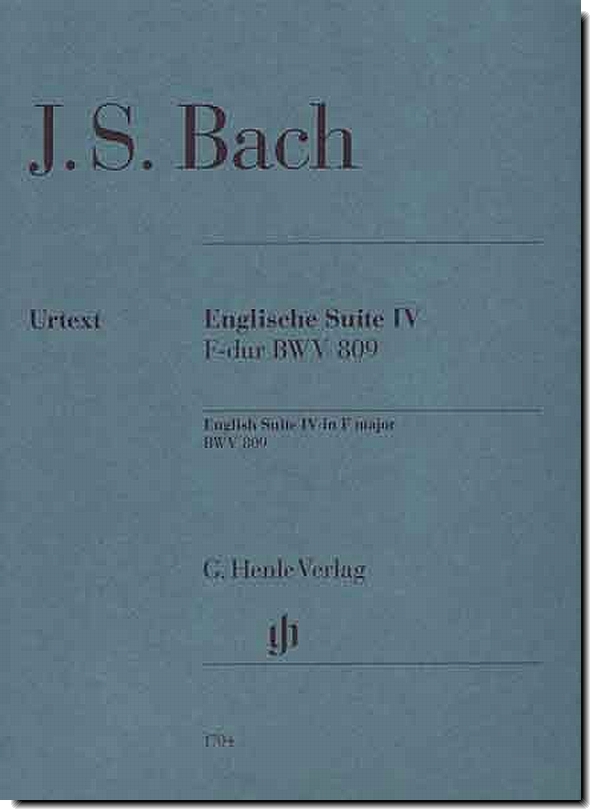 Bach, English Suite 4
