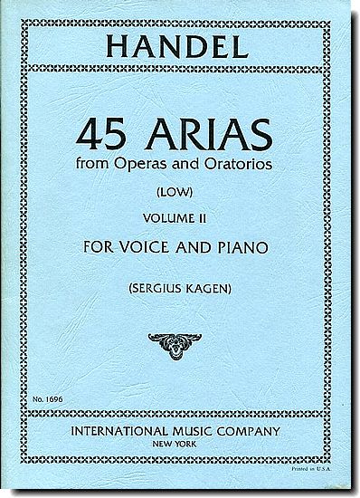 Handel - 45 Arias, Vol. 2