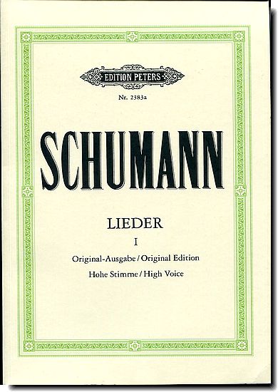 Schumann - Lieder 1, High Voice