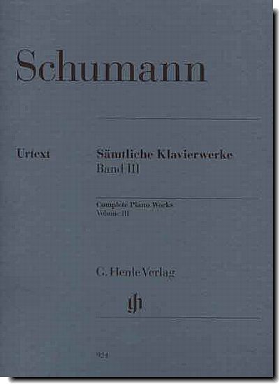 Schumann Complete Piano Works 3