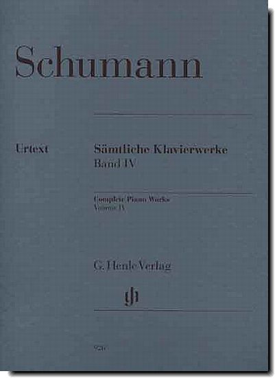 Schumann Complete Piano Works 4