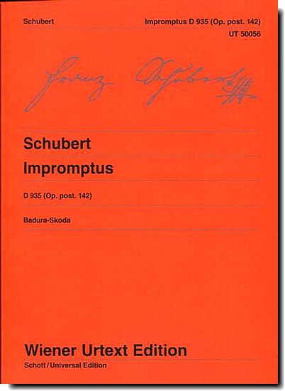 Schubert Impromptus Op 142