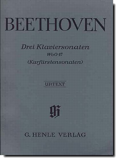 Beethoven, 3 Piano Sonatas WoO47