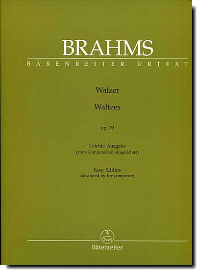Brahms Waltzes Op 39