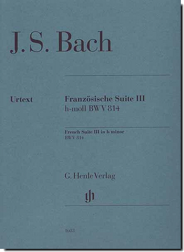 Bach, French Suite 3