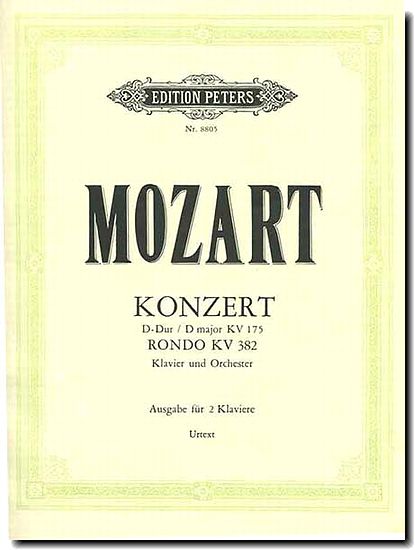 Mozart Concerto in D major K175, Rondo K382