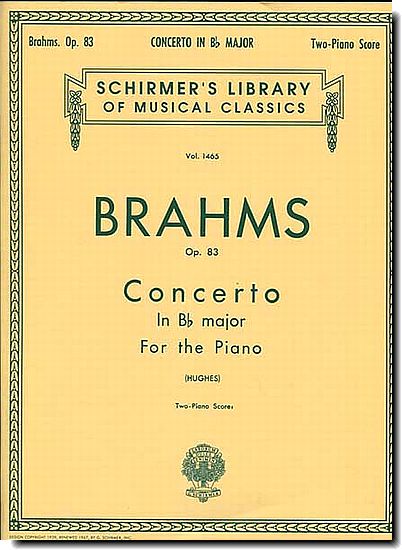 Brahms Concerto No. 2 in Bb major