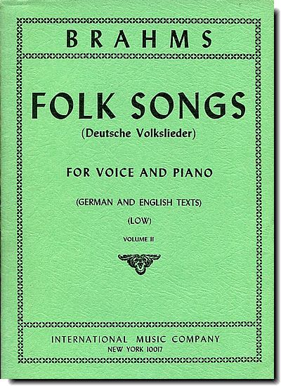 Brahms - Folk Songs, Vol. 2