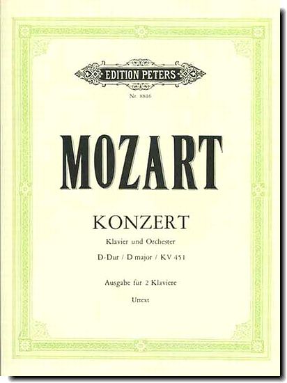 Mozart Concerto in D major K451