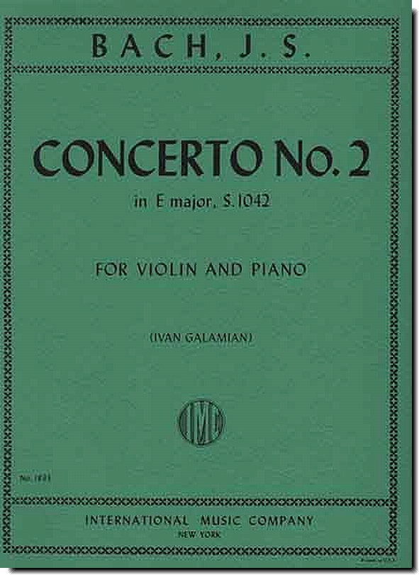 Bach Concerto in E major BWV 1042