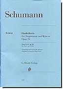 Schumann - Song Cycle Op. 24