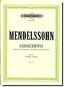 Mendelssohn, Piano Concerto No. 1 in G min, Op. 25