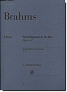 Brahms, String Quartet in Bb major, Op. 67
