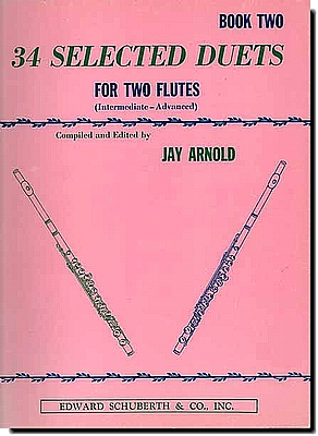 34Selected Duets for Two Flutes