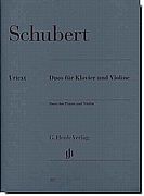 Schubert Duos for Piano and Violin
