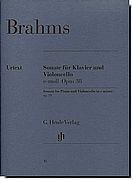 Brahms, Sonata for Piano and Cello in E min Op 38