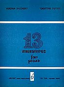 שלונסקי, 13 מניאטורות לפסנתר