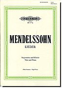 Mendelssohn - Lieder, High Voice