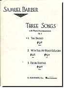Barber - Three Songs