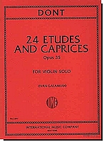 Dont, Etudes and Caprices Op. 35 (Galamian)