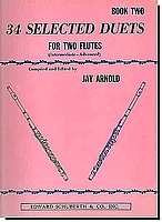 34Selected Duets for Two Flutes