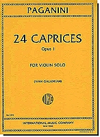 Paganini, 24 Caprices, Op. 1 (Galamian)