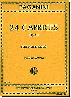 Paganini, 24 Caprices, Op. 1 (Galamian)