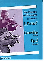 Portnoff, Concertino in E minor Op. 13