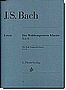 J.S. Bach, The Well-Tempered Clavier, Vol 2