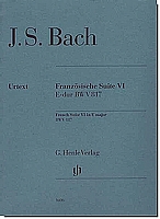 Bach, French Suite 6