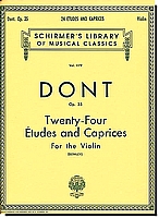 Dont, 24 Etudes and Caprices Op. 35
