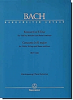 Bach Concerto in E major BWV 1042