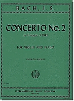 Bach Concerto in E major BWV 1042