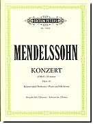 Mendelssohn, Piano Concerto No. 2 in D min, Op. 40