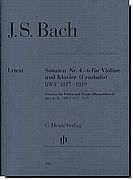 Bach Sonatas 4-6 for violin and piano
