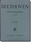 Beethoven Seven Bagatelles Op. 33
