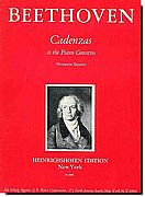 Beethoven, Cadenzas to the Piano Concertos